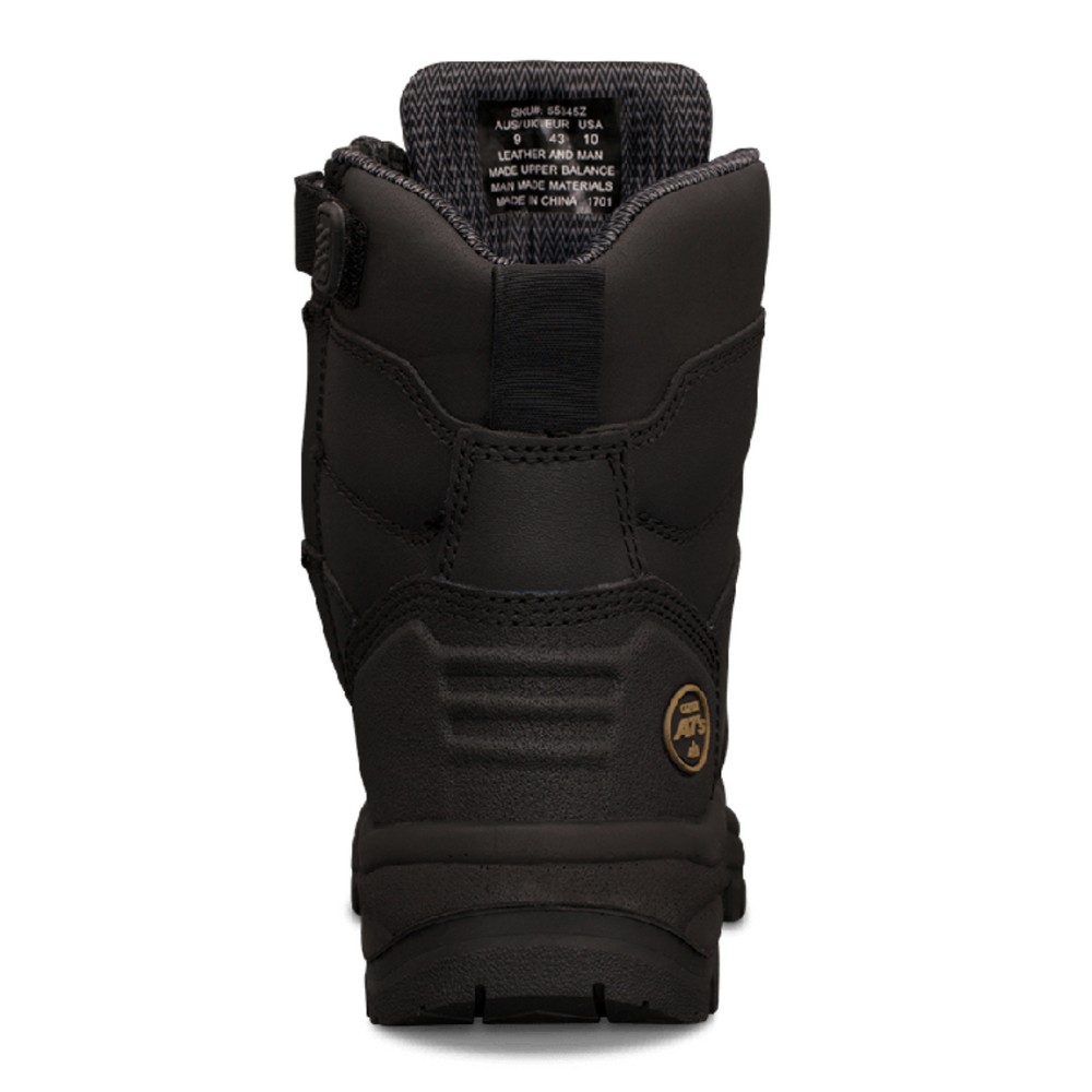 ロフトーフ　ブラック Oliver Men's Zip Sided Safety Boots- Black 55345Z