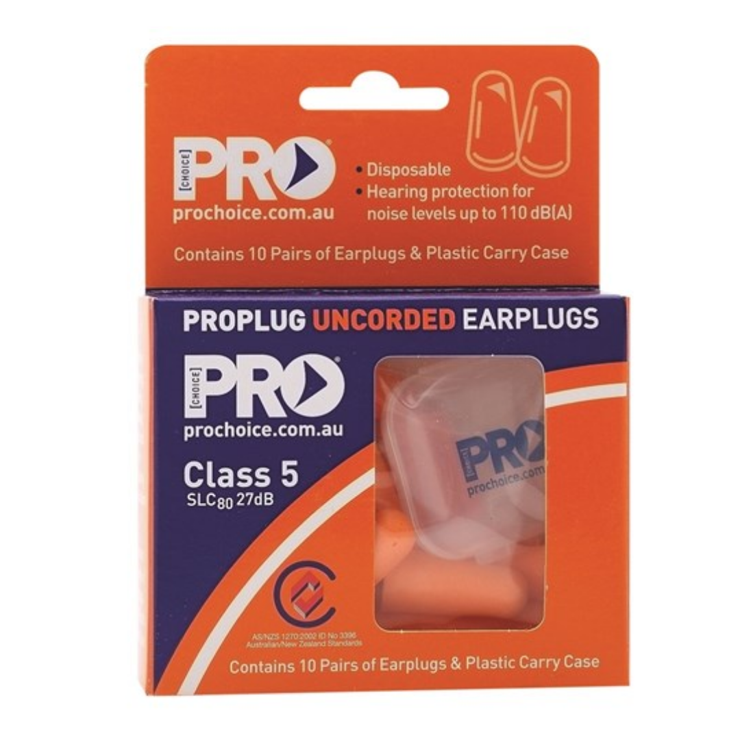 ProBullet Disposable Uncorded Earplugs - 10 Pack