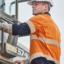 ZW229* Men's Rugged Cooling Hi Vis Segmented Tape L/S Shirt