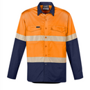 ZW229* Men's Rugged Cooling Hi Vis Segmented Tape L/S Shirt