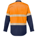 ZW229* Men's Rugged Cooling Hi Vis Segmented Tape L/S Shirt