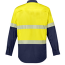 ZW229* Men's Rugged Cooling Hi Vis Segmented Tape L/S Shirt